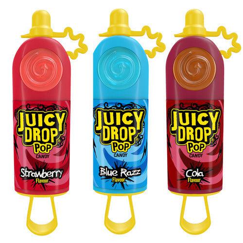Juicy Drop Pop Lollipop with Sour Gel 26g - Candy Mail UK