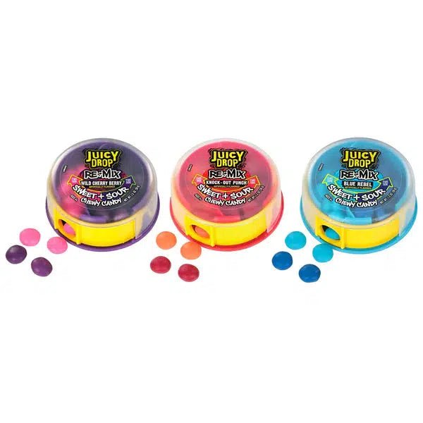 Juicy Drop Re-Mix Candy (Assorted Designs) 36g - Candy Mail UK