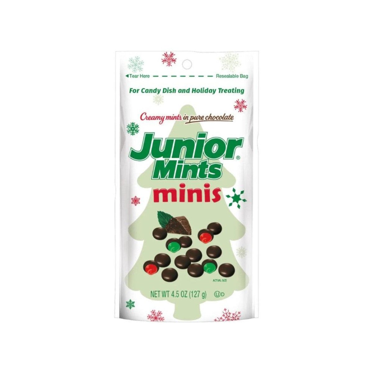 Junior Mints Stand Up Pouch Holiday Edition 127g - Candy Mail UK