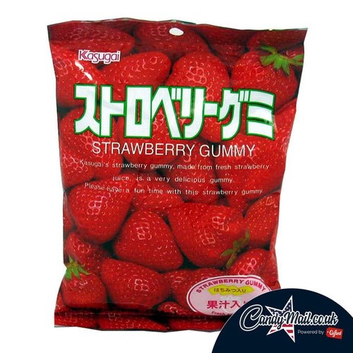 Kasagai Strawberry Gummy Candy 107g - Candy Mail UK