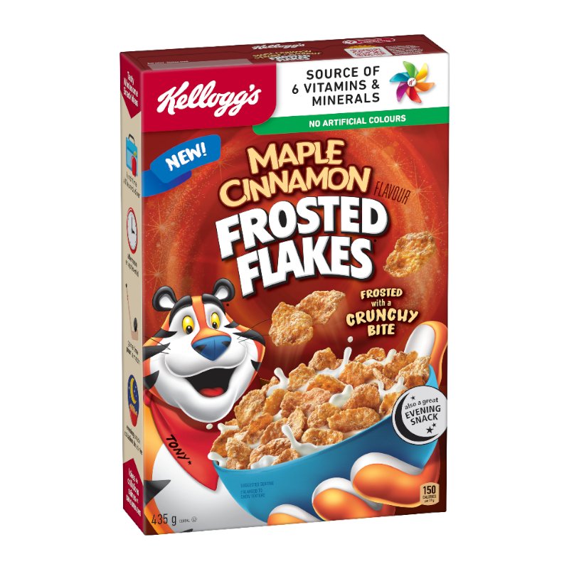 Kellogg's Maple Cinnamon Frosted Flakes 435g - Candy Mail UK