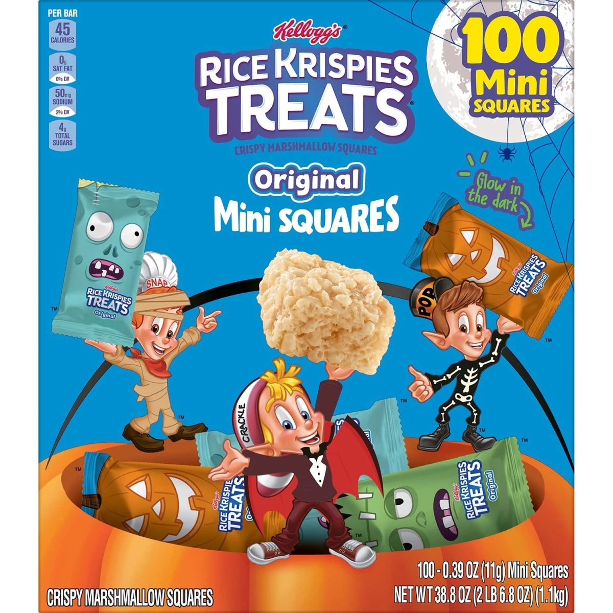 
                  
                    Kellogg’s Rice Krispies Treats Halloween Mini Square (Single) 11g - Candy Mail UK
                  
                