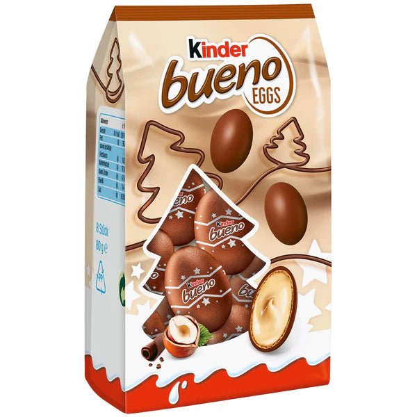 Kinder Christmas Bueno Eggs 80g - Candy Mail UK