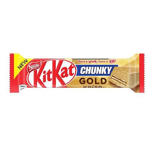 Kit Kat Chunky Gold Krisp (Australia) 45g BBE Sep 2021 - Candy Mail UK