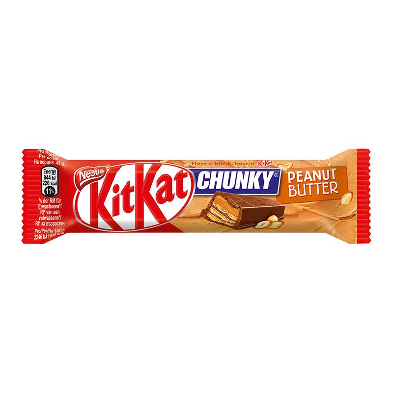 Kit Kat Chunky Peanut Butter 42g - Candy Mail UK