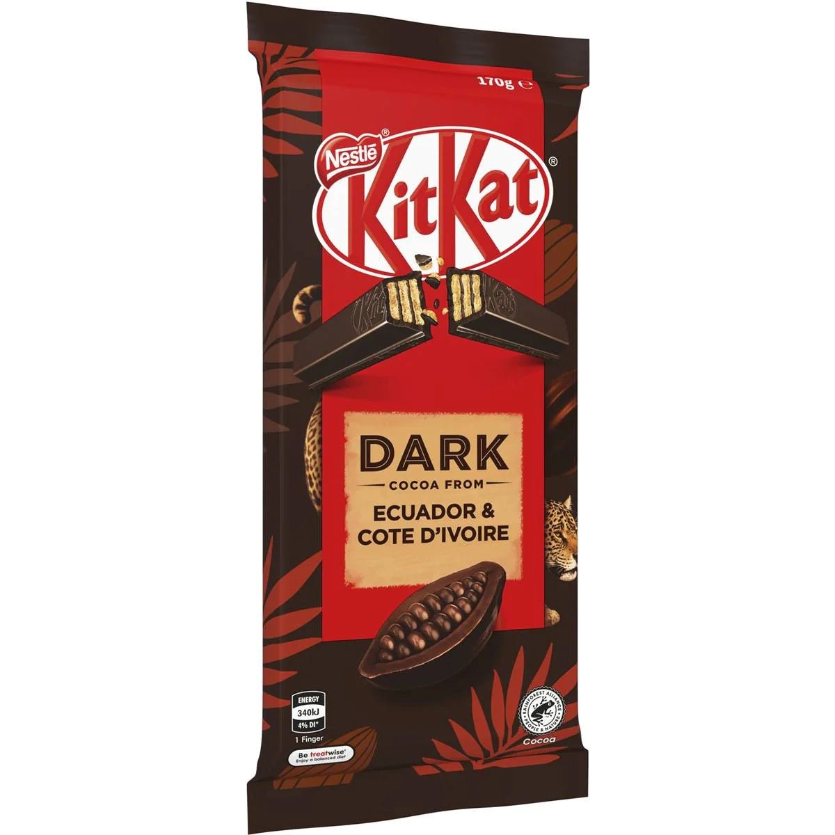 Kit Kat Dark Ecuador & Cote D'Ivoire (Australia) 170g - Candy Mail UK