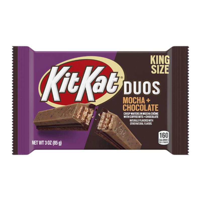 Kit Kat Duo's Mocha and Chocolate Kingsize 85g Best Before April 2023 - Candy Mail UK