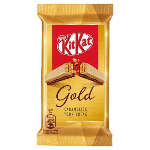 Kit Kat Gold Chocolate Bar (UK) 41.5g - Candy Mail UK