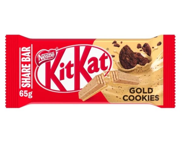 Kit Kat Gold Cookie Share Bar 65g - Candy Mail UK
