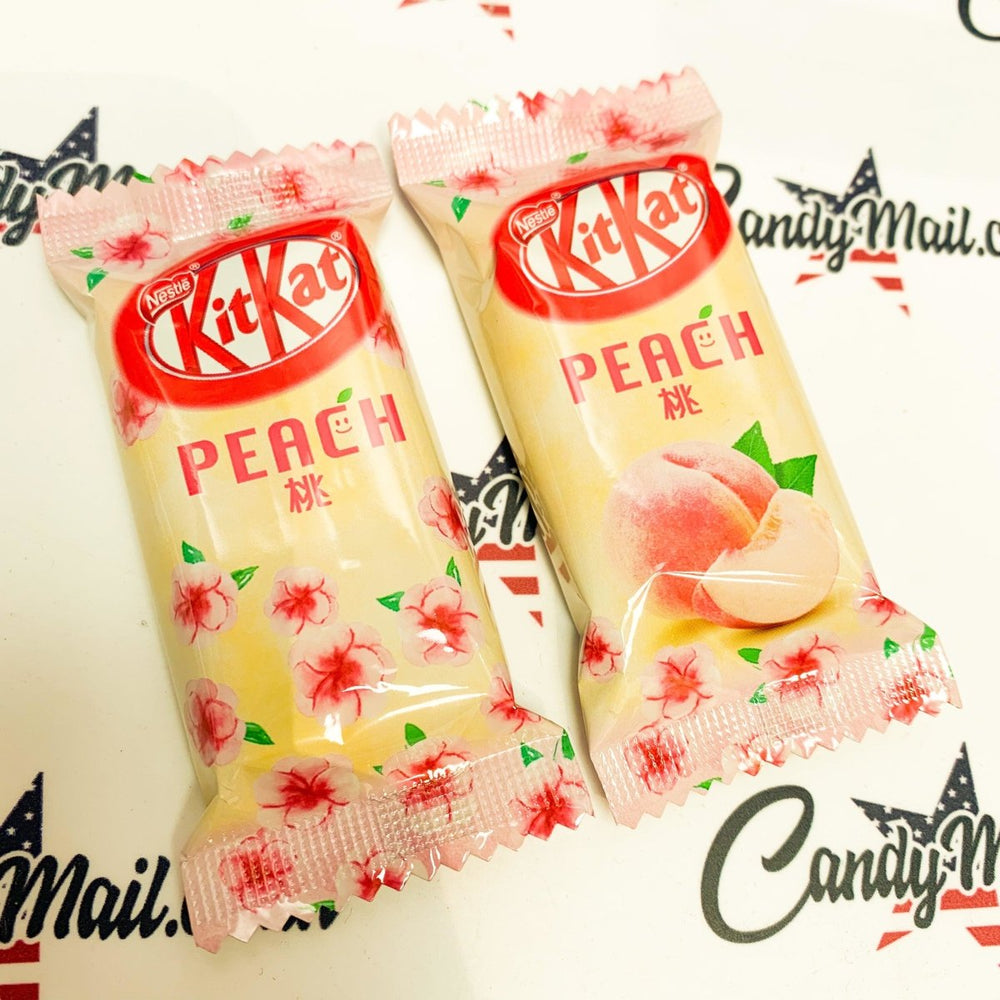 Kit Kat Japanese Peach Flavour Single Bar - Candy Mail UK