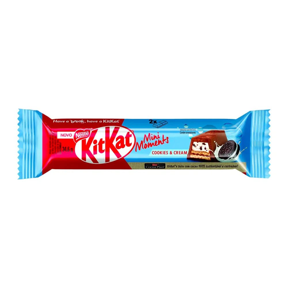 Kit Kat Mini Moments Cookies & Cream (Brazil) 34.6g - Candy Mail UK