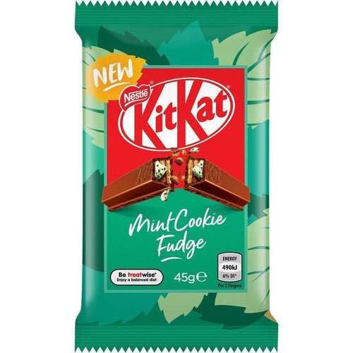 Kit Kat Mint Cookie Fudge (Australia) 45g - Candy Mail UK