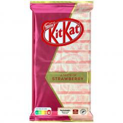 KitKat A Taste of Strawberry Tafel (Germany) 112g - Candy Mail UK