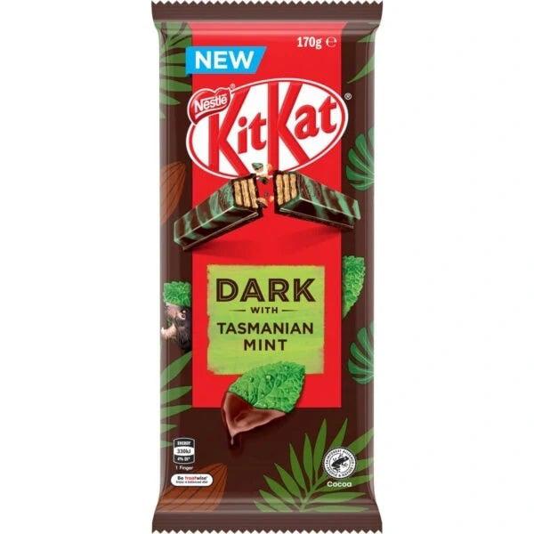 KitKat Dark Tasmanian Mint 170g best Before Oct 2022 - Candy Mail UK