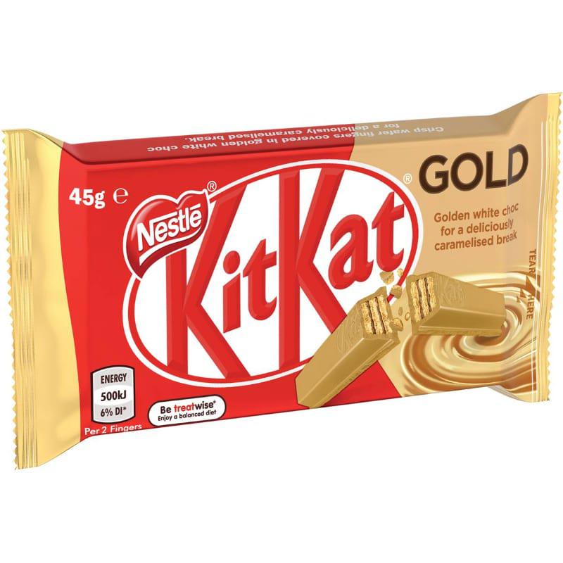 KitKat Gold (Australia) 45g Best Before December 2021 - Candy Mail UK