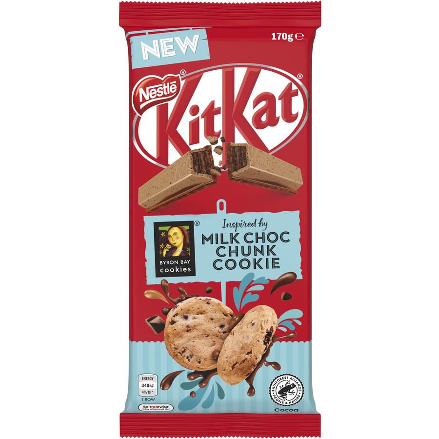 KitKat Milk Choc Chunk Cookie XXL Bar (Australia) 170g - Candy Mail UK