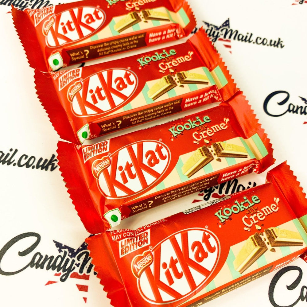 Kookies and Creme KitKat (India) set of 4 13.2g - Candy Mail UK