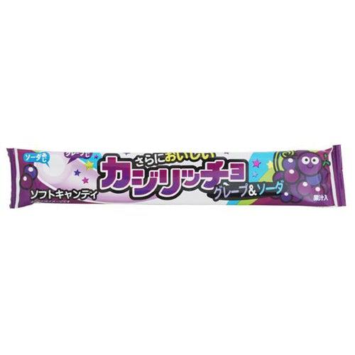 Koris Kajiriccho Grape & Soda Soft Candy Rope 22g - Candy Mail UK