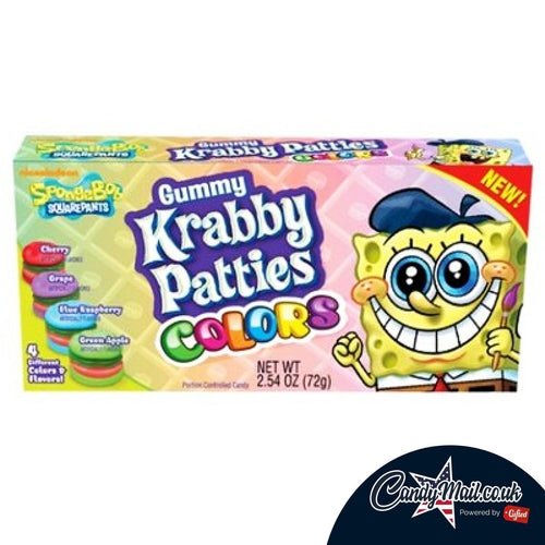 Krabby Patty Colours Theatre Box 72g - Candy Mail UK