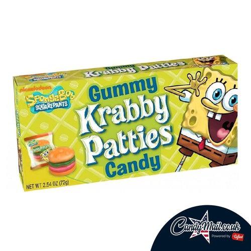 Krabby Patty Gummy Candy Theatre Box 72g - Candy Mail UK