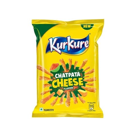 KurKure Chapata Cheese Flavour Crisps (India) 84g - Candy Mail UK