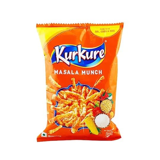 KurKure Masala Munch Flavour Crisps (India) 82g - Candy Mail UK