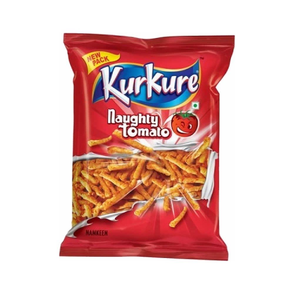 KurKure Naughty Tomato Flavour Crisps (India) 85g - Candy Mail UK