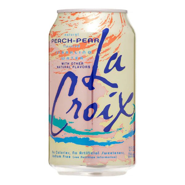 La Croix Peach Pear Sparkling Water 355ml - Candy Mail UK
