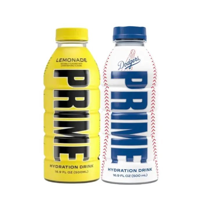 LA Dodgers and Lemonade Prime Bundle 2 x 500ml - Candy Mail UK