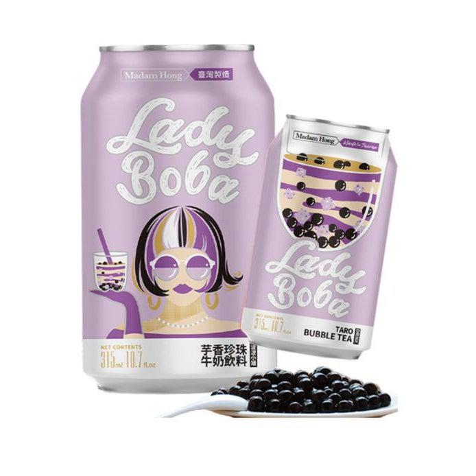 Lady Boba Taro Bubble Tea 315ml - Candy Mail UK