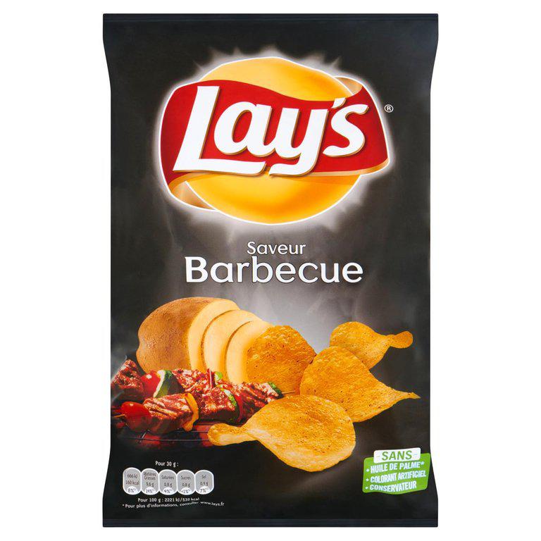 Lay's Crisps Barbecue (France) 135g - Candy Mail UK