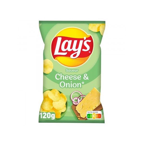 Lay's Crisps Cheese and Onion (France) 120g - Candy Mail UK