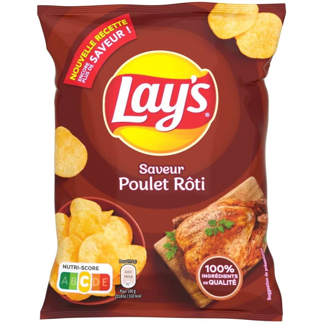 Lay's Crisps Roast Chicken (France) 45g - Candy Mail UK