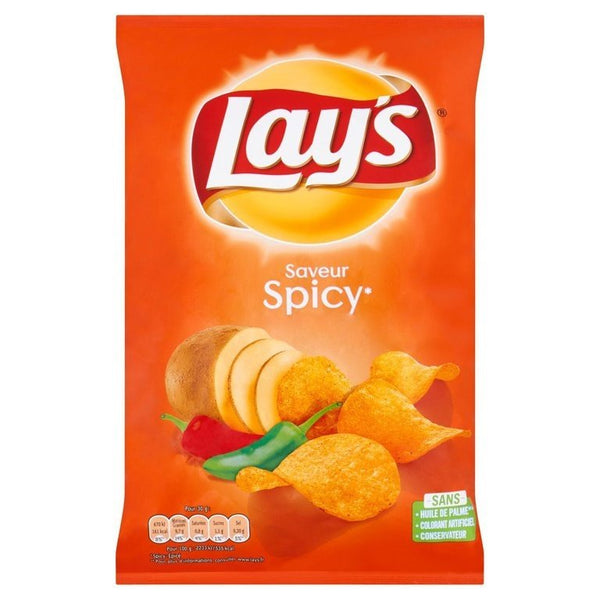 Lay's Crisps Spicy (france) 75g - Candy Mail Uk