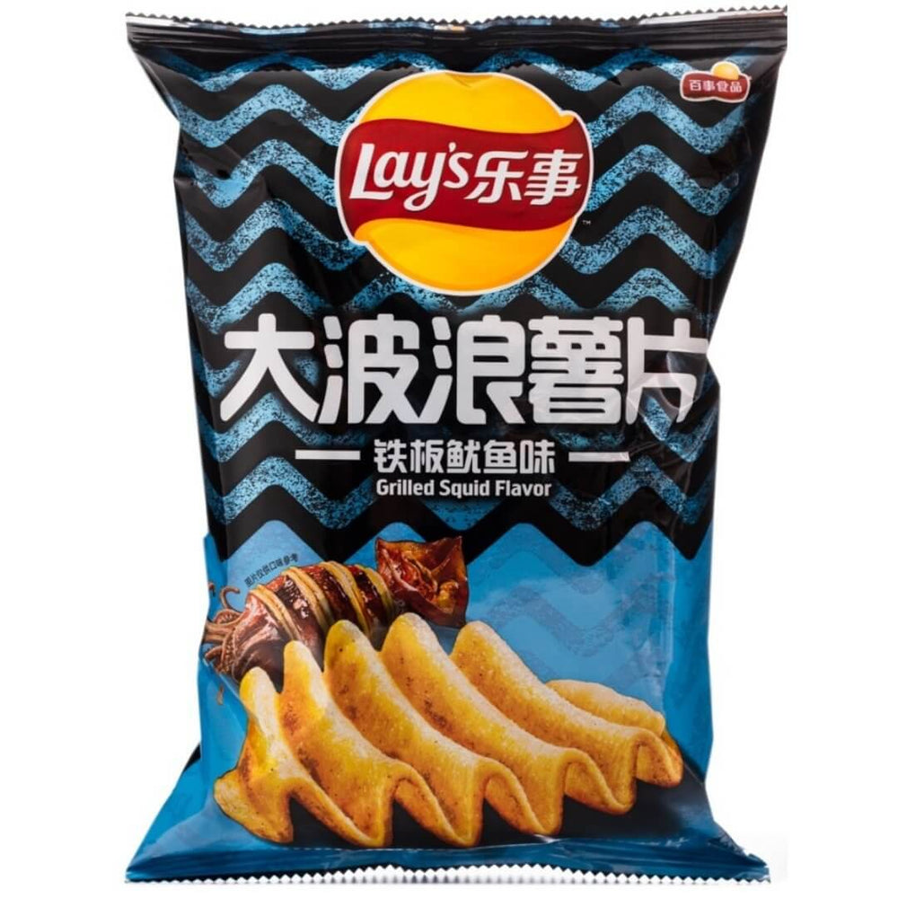 Lay's Deep Ridged Squid (China) 70g - Candy Mail UK