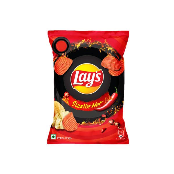 Lay's Sizzlin' Hot Crisps (India) 50g - Candy Mail UK