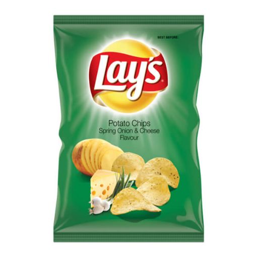 Lay's Spring Onion and Cheese Flavour (South Africa) 105g - Candy Mail UK