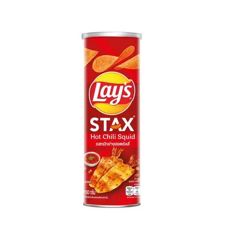 Lay's Stax Hot Chili Squid (Vietnam) 100g - Candy Mail UK