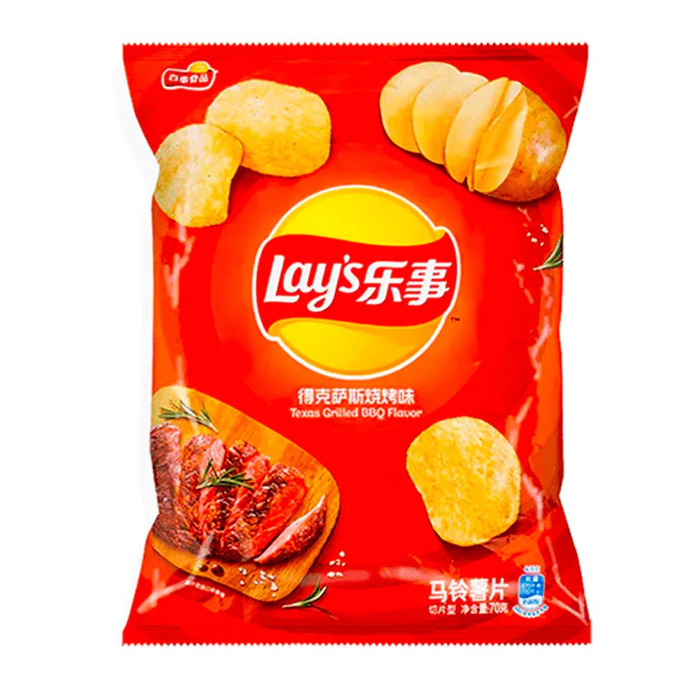 Lay's Texas BBQ Flavour (China) 70g - Candy Mail UK