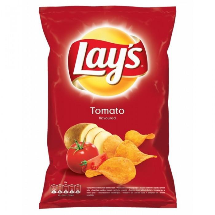 Lay's Tomato Flavour Crisps (EU) 140g Best Before 30th April 2022 - Candy Mail UK
