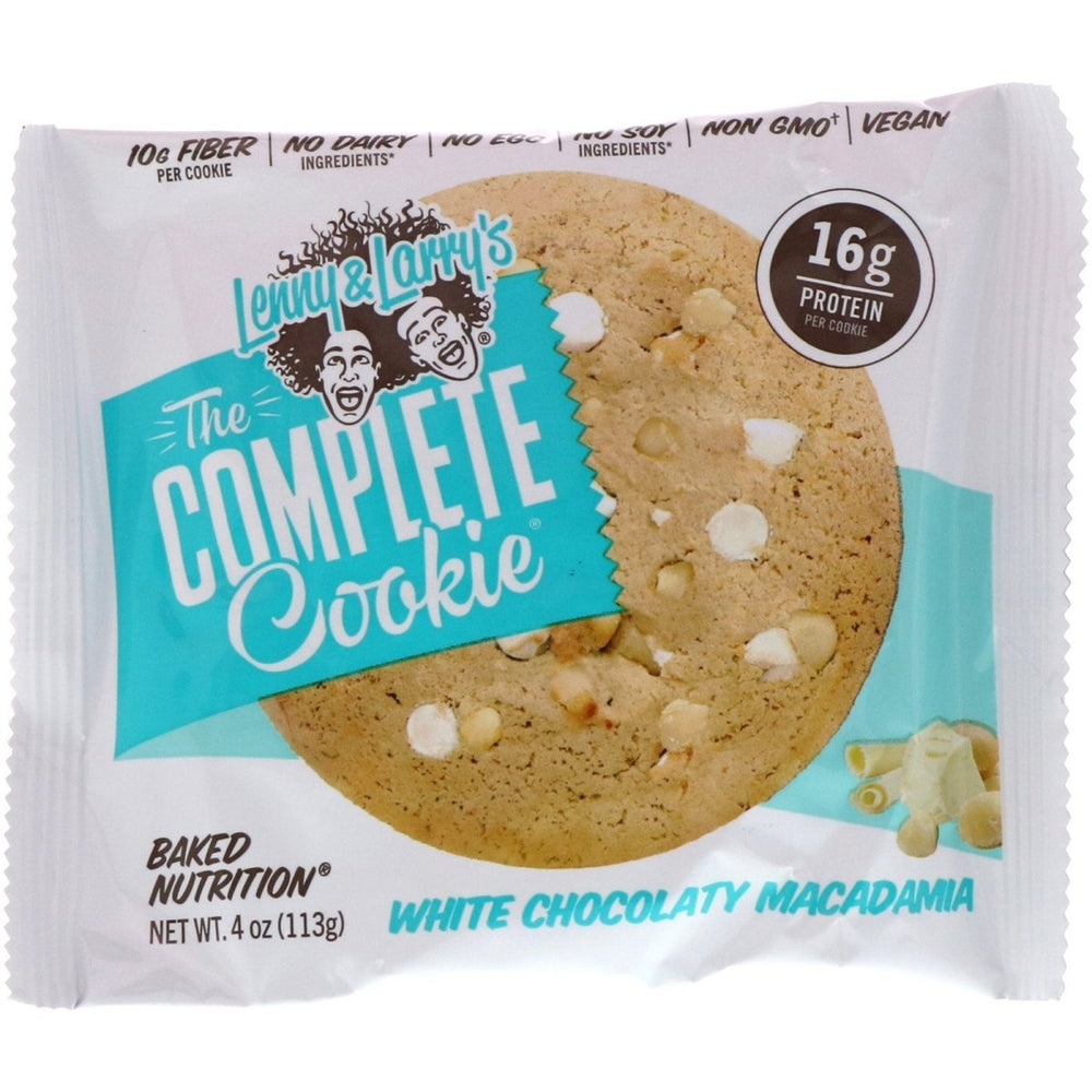 Lenny and Larry's White Chocolatey and Macadamia Complete Cookie 113g - Candy Mail UK