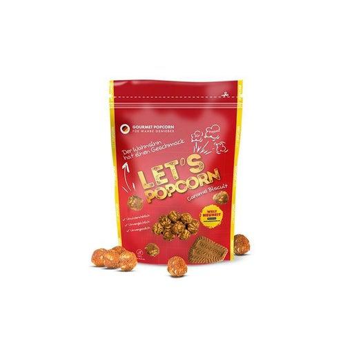 Let's Popcorn Caramel Biscuit (Biscoff) 100g Best Before 29th November 2022 - Candy Mail UK