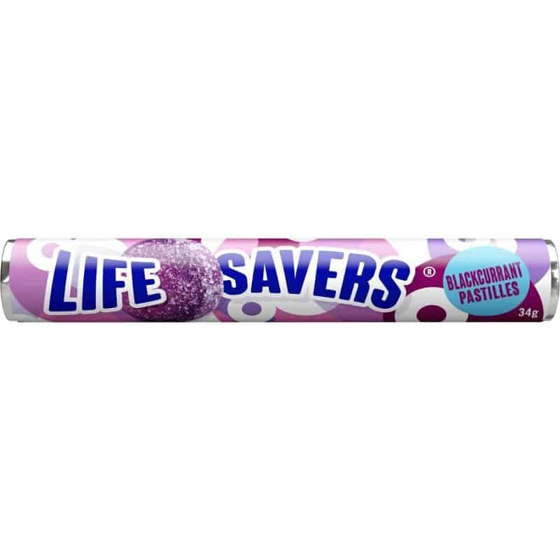 Life Savers Blackcurrent Pastilles 34g best Before 5th July 2022 - Candy Mail UK