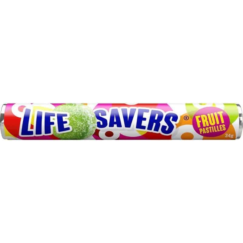 Life Savers Fruit Pastilles 34g Best Before 9th august 2022 - Candy Mail UK
