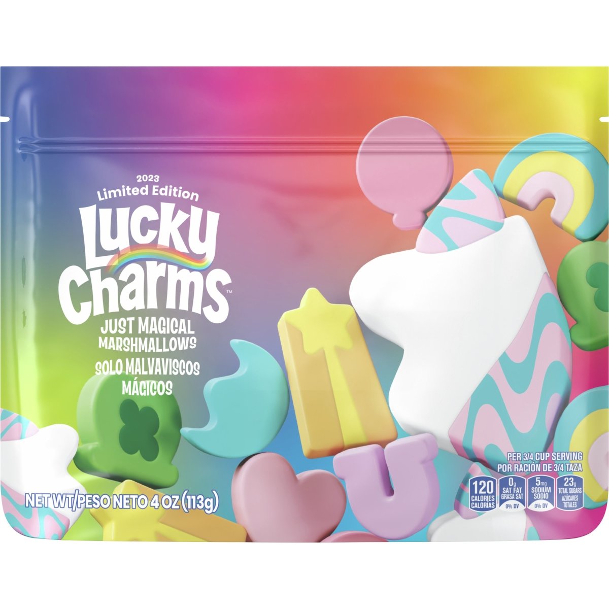 Limited Edition Lucky Charms Just Magical Marshmallows 113g - Candy Mail UK