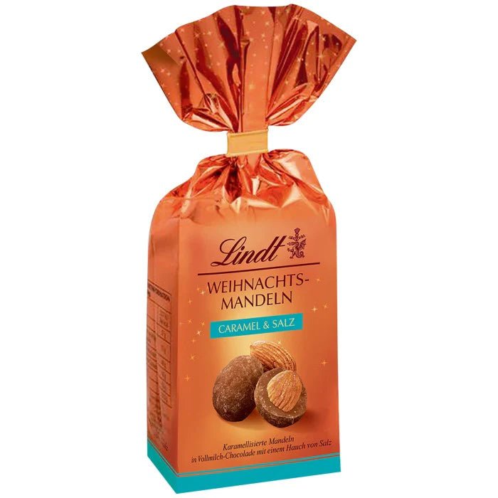 Lindt Christmas Almonds Caramel and Salt 100g - Candy Mail UK