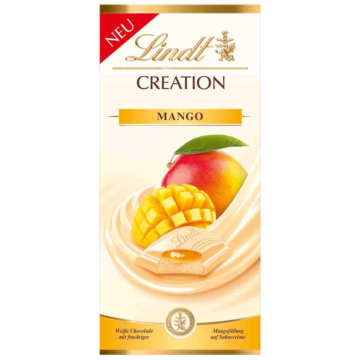 Lindt Creation Mango 150g Best Before December - Candy Mail UK