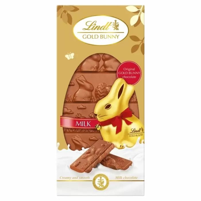 Lindt Gold Bunny Chocolate Bar 120g - Candy Mail UK