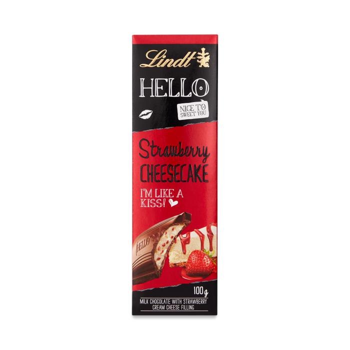 Lindt Hello Strawberry Cheesecake 100g - Candy Mail UK