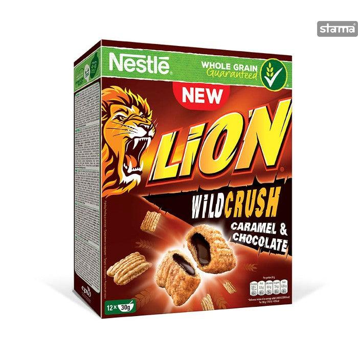 Lion Wild Crush Chocolate and Caramel 360g - Candy Mail UK
